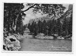 Berggasthaus Forelle am Seealpsee um 1952