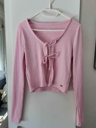 Hollister Crop Top, Rosa, Grösse S