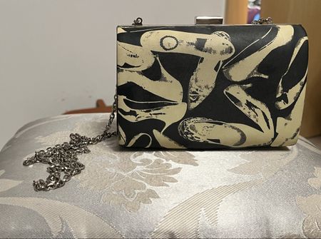 VINTAGE Pochette Clutch style Warhol Pepe Jeans London -l