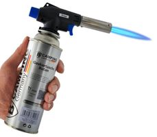 Lötbrenner Aufsatz + 2 Gas-Dosen à 227gr