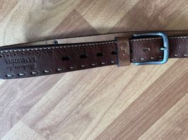 Ceinture La Martina en cuir marron, taille 95 - Élégant!