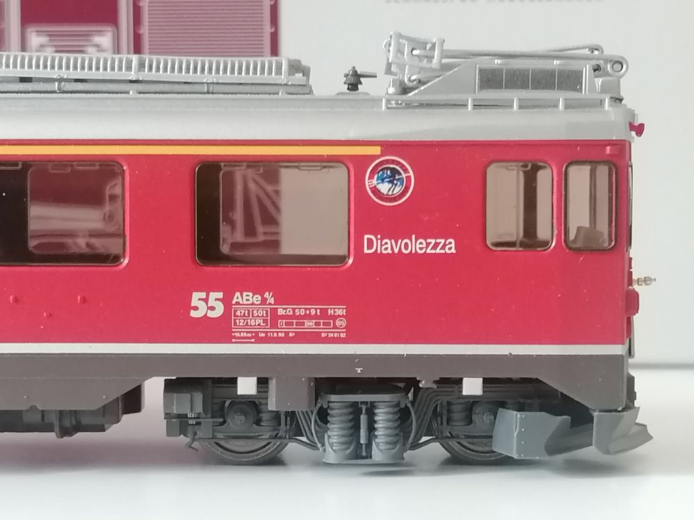 Bemo Modelleisenbahnen: Bemo 1369 107 RhB ABe 4/4 Nr. 55 Digital Sound – Gebraucht aus Viganello von Calanda747 6