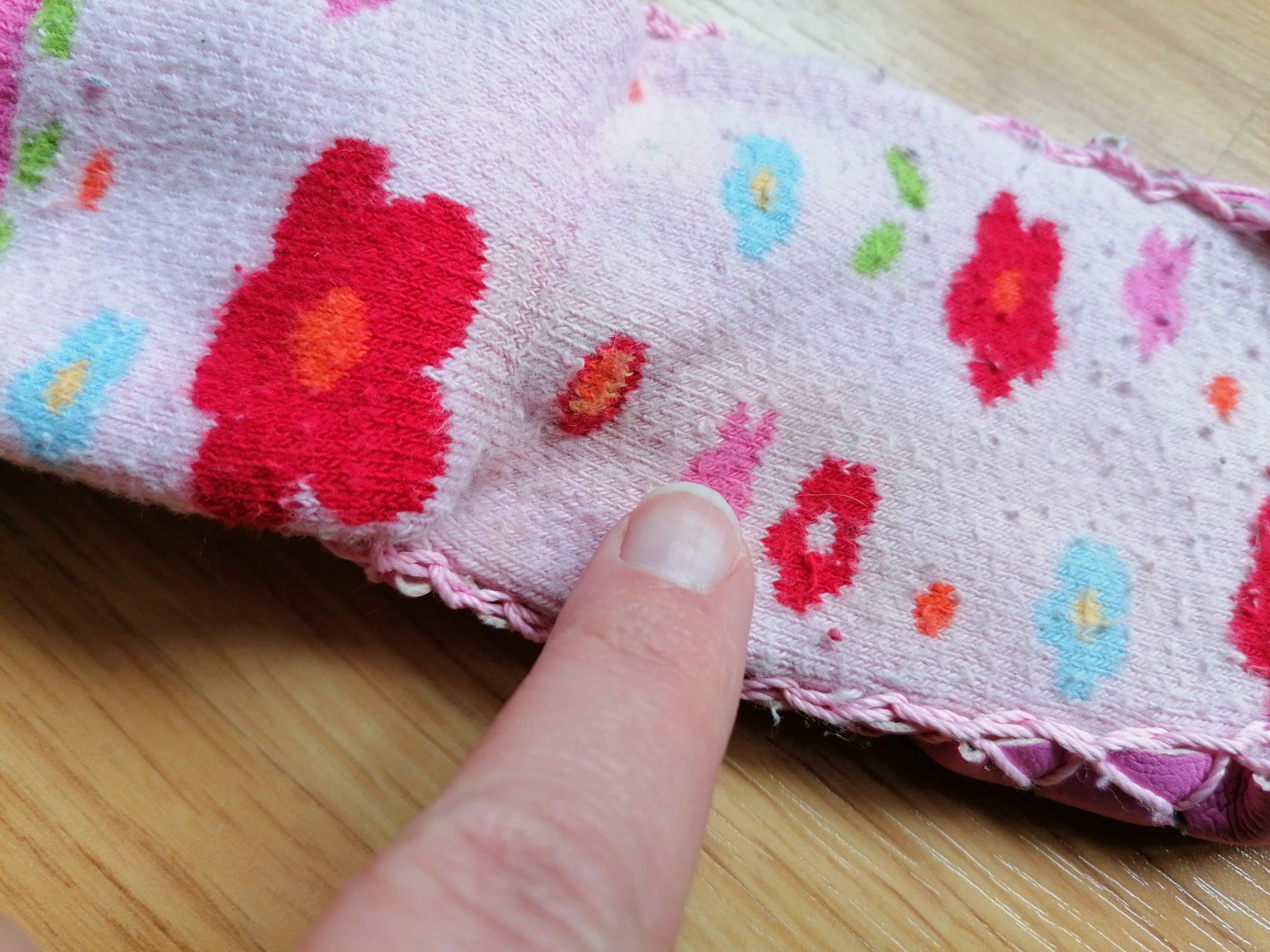 Calze per bambini: Socken-Lederfinkli Sohlenlänge ca. 16.5cm – Usato da Büttikon AG venduto da Amineah 4