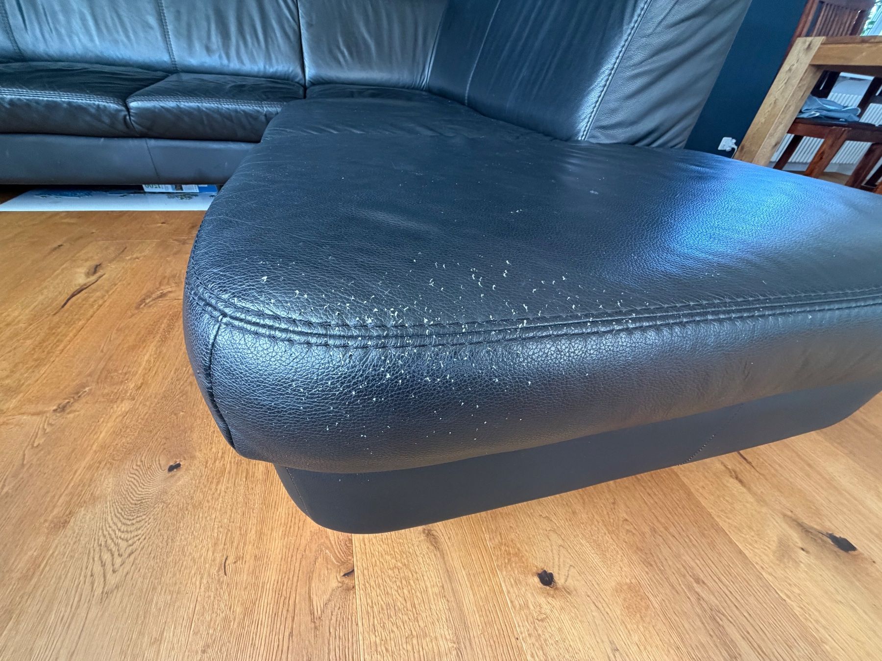 Sofas: Leder Sofa Schwarz GRATIS – D'occasion à Zofingen par desperado666 4