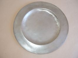 Antike Zinn Teller Durchmesser 24 cm Zinnteller Dekoration