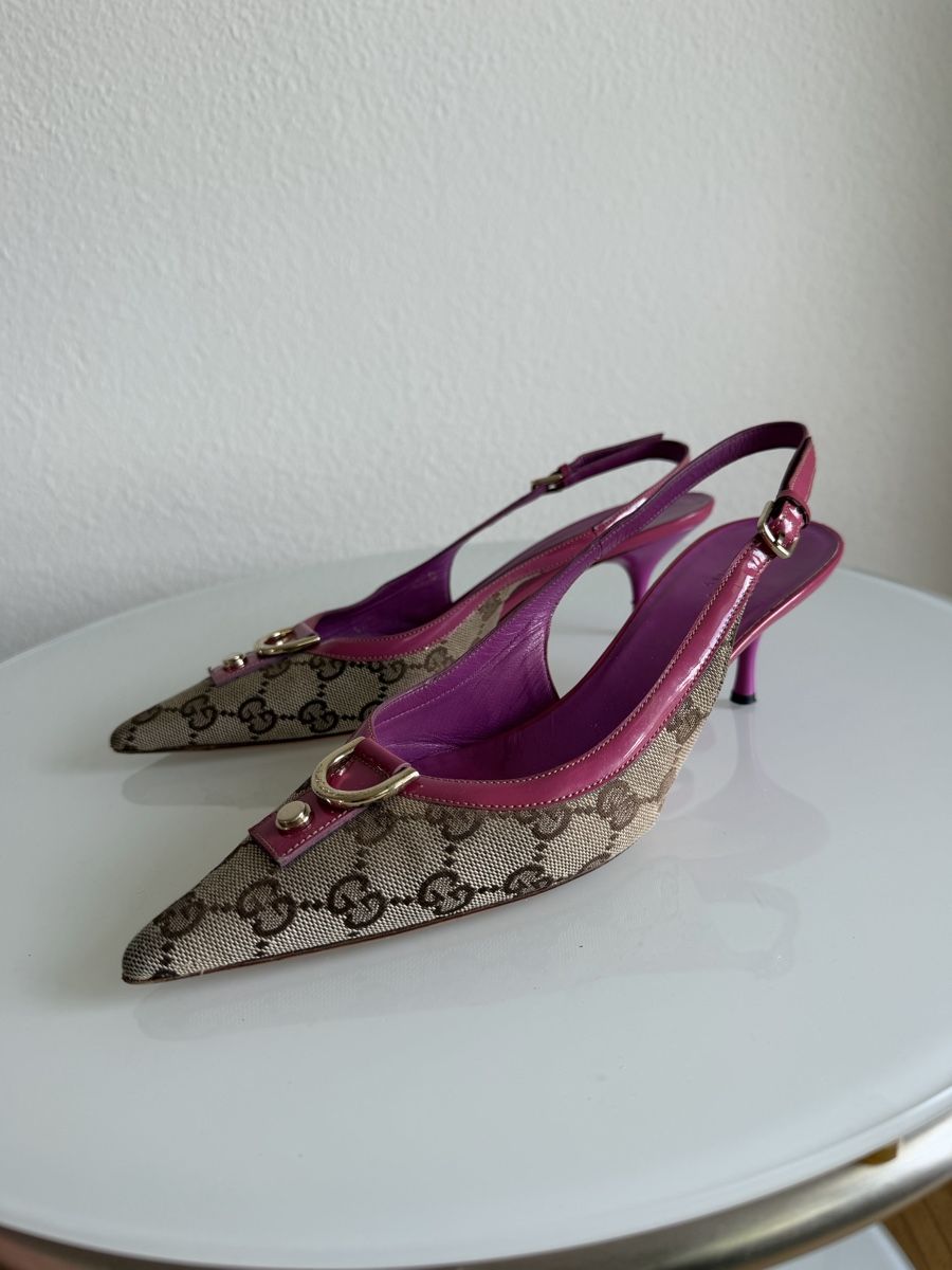 Gucci Chaussures femmes: Slingback monogramme Gucci vintage – D'occasion à Cressier FR par Kvito4ka 6