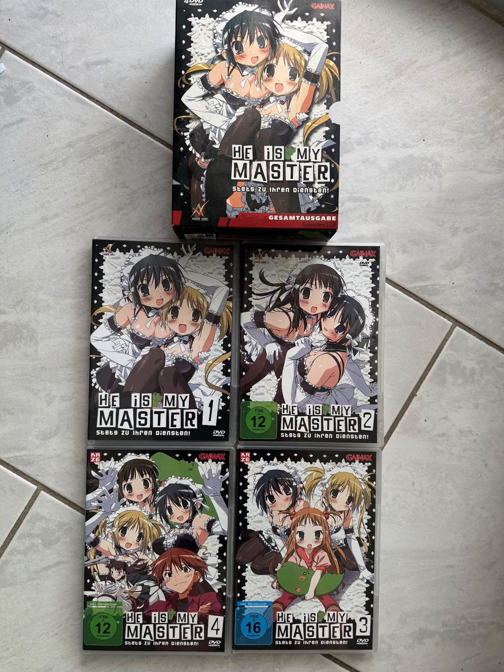Tutti i DVDs: He is my Master Vol. 1-4 Gesamtbox – Usato da Wohlen AG venduto da chippy02