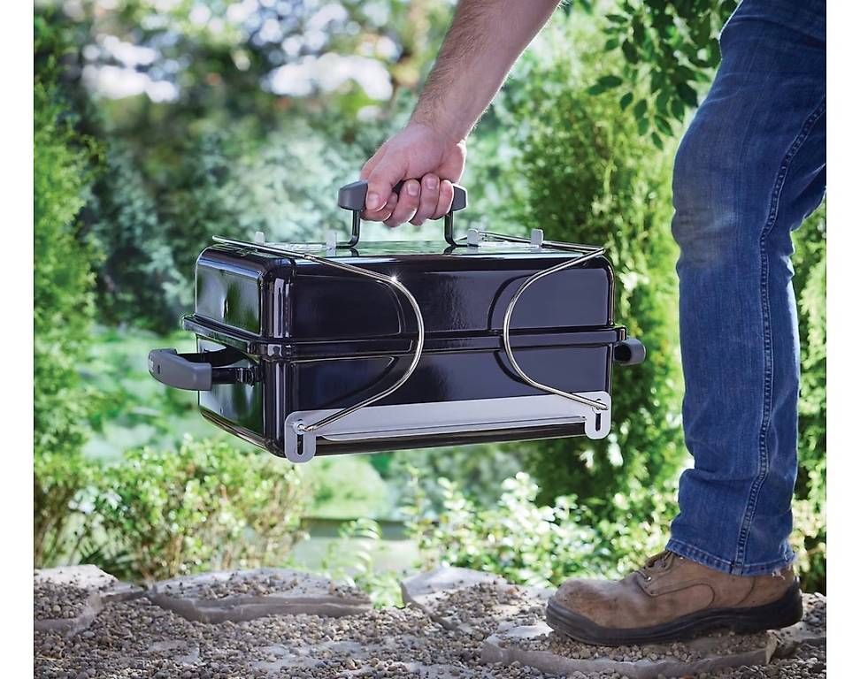 Griglie: Weber Holzkohlegrill Go Anywhere tragbar Picknick – Usato da Arbon venduto da FabienneN02 3