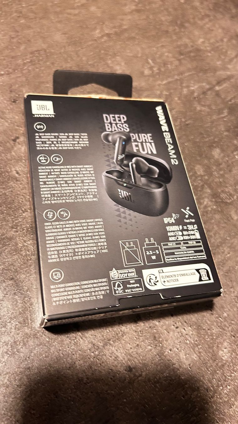 JBL Cuffie: Wave Beam 2 Headphones - comme neufs – Nuovo (secondo la descrizione) da Le Lignon venduto da Maymoun 1