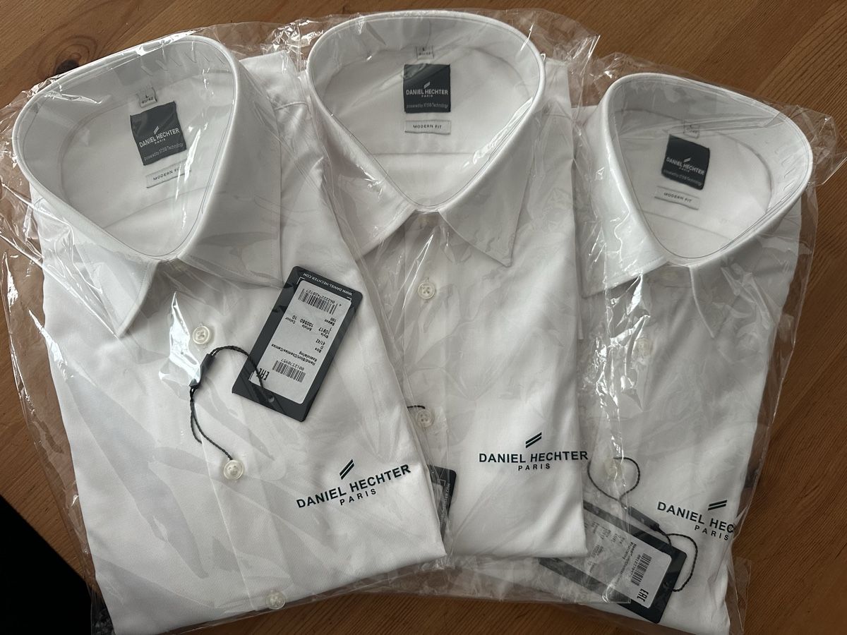 Daniel Hechter Camicie: DANIEL HECHTER Herrenhemd Langarm Modern Fit – Nuovo e nell'imballaggio originale da Root venduto da NaBr76