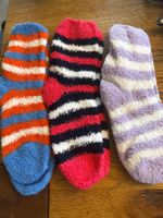 3x Kuschelsocken - flauschig weich-Wohlfühlen- Zeit für Dich
