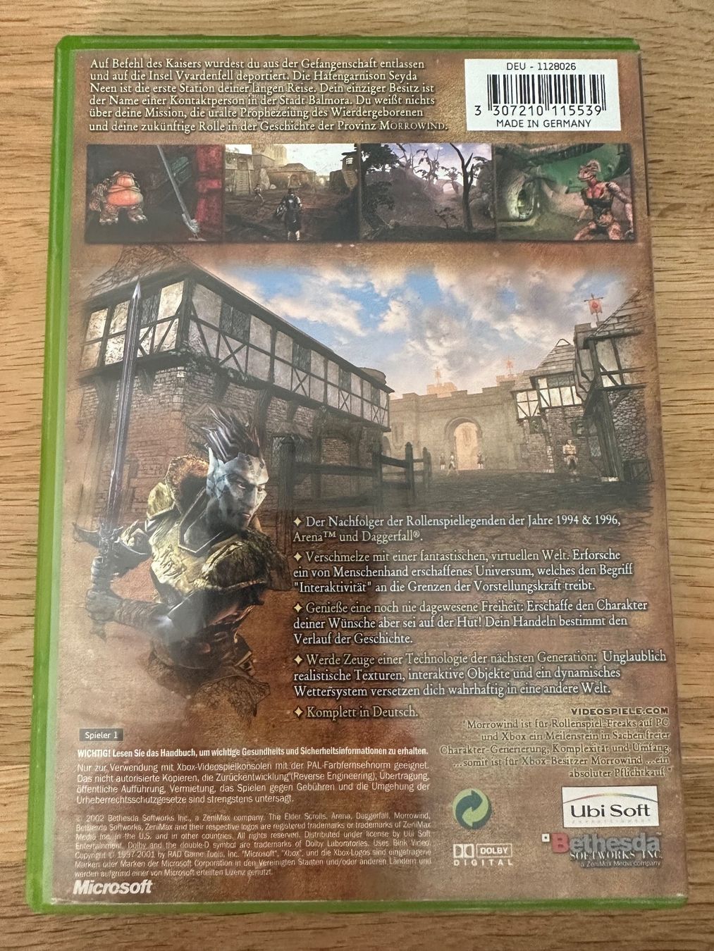 Microsoft Spiele: The Elder Scrolls 3 - Morrowind für Microsoft Xbox – Gebraucht aus Kestenholz von Mad18 1