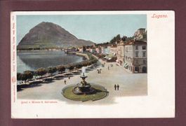 LUGANO - Quai e Monte San Salvatore