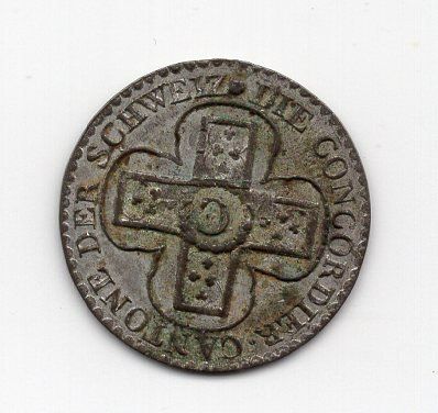 Tutti le monete: (2128) Solothurn, 1 Batz, 1826, top stgl – Usato da Rüthi (Rheintal) venduto da erdnuessli1 1