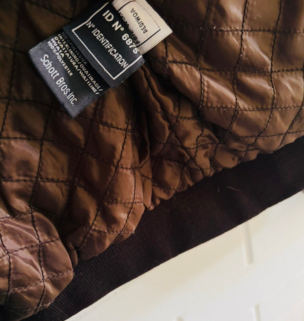 Schott Giacche: SCHOTT Original Lederjacke Pilotenjacke – Usato da Etoy venduto da Diadefin 4