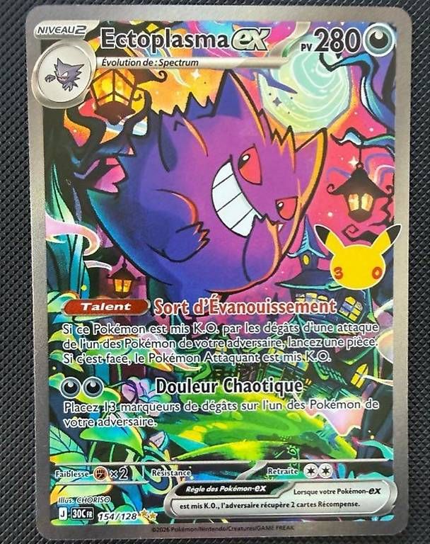 Carte collezionabili: Carte pokemon Ectoplasma-ex 154/128 – Nuovo e nell'imballaggio originale da Porrentruy venduto da Ericporrentruy