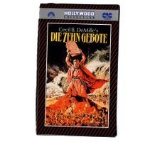 Moses die zehn 10 Gebote Cecil B. DeMille's 1956 VHS-Film 🎬