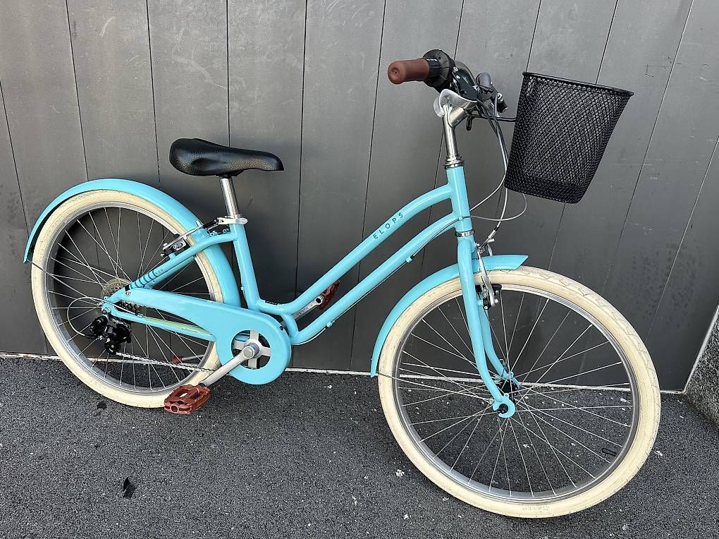 Biciclette: Bicicletta da ragazza 24 Elops celeste  – Usato da Quartino venduto da DiloUsato