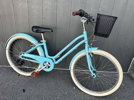 Bicicletta da ragazza 24 Elops celeste 