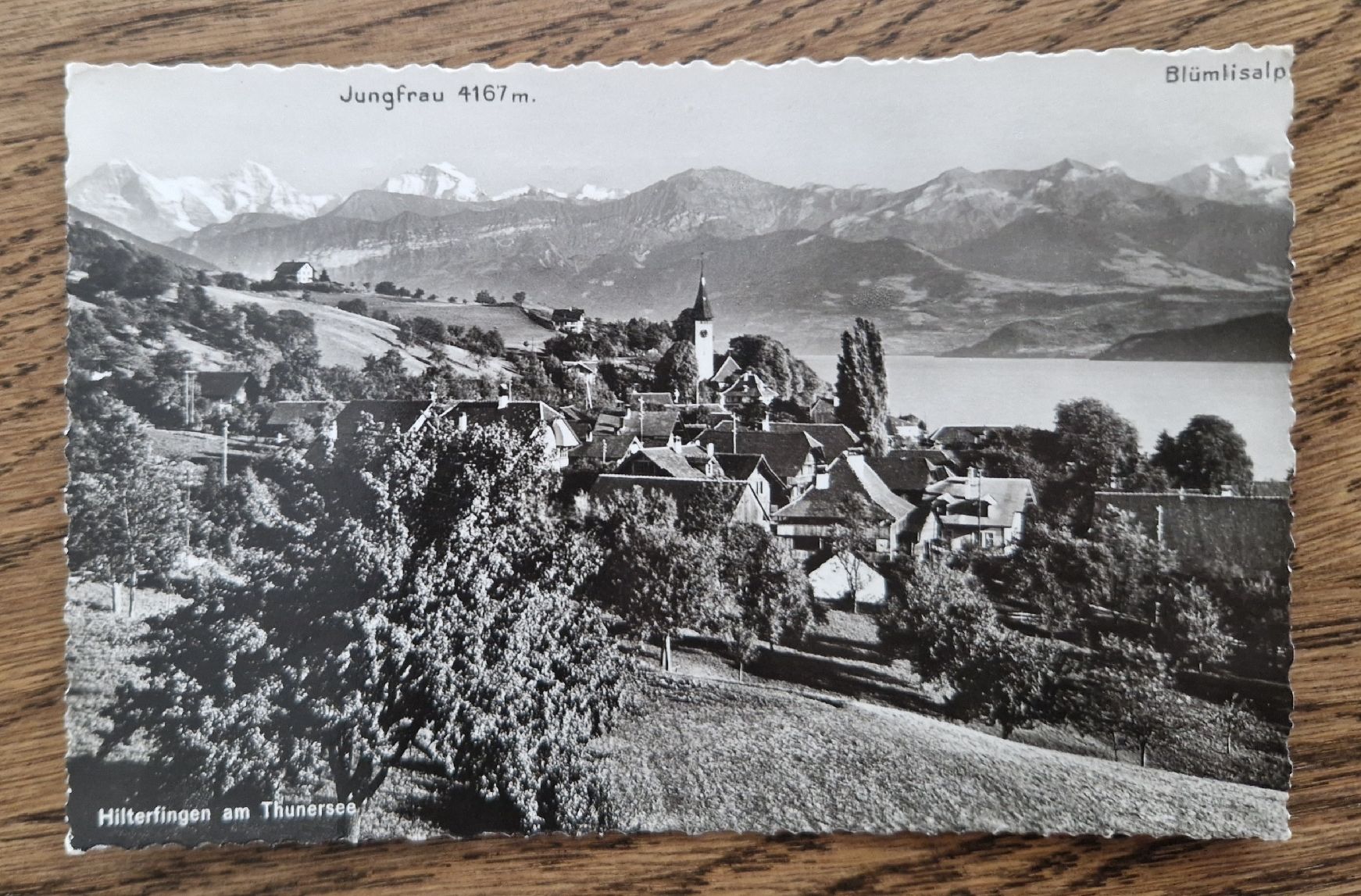 Cartoline postali: Hilterfingen am Thunersee 1944 – Usato da Ebikon venduto da Donar50