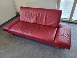 Leder Polstergruppe rot