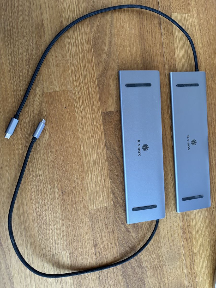 Dockingstation: 2 Stk - ICY BOX Docking Station 2x USB-C neuwertig – Gebraucht aus Landschlacht von Gotrade 1