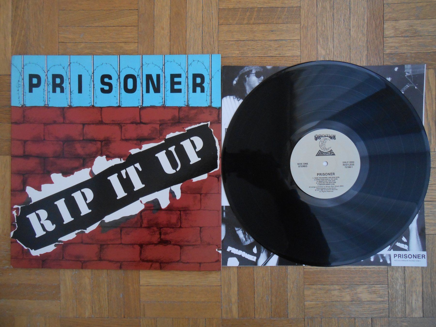 Dischi in vinile: Prisoner 1986 RIP it up (LP 1st issue) – Usato da Territet venduto da Yvanz