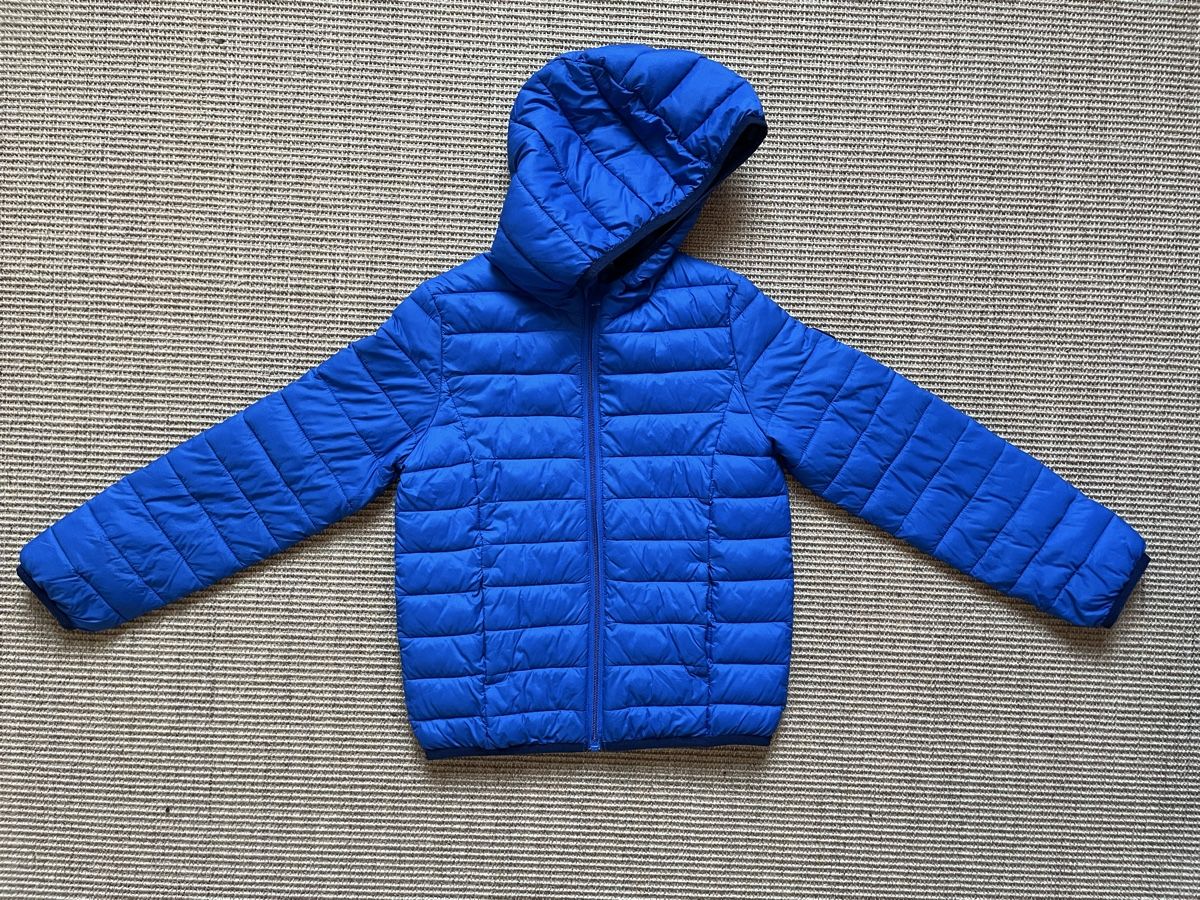 Okaidi Giacche & Cappotti: Okaidi Steppjacke Jungen blau Gr. 140 – Usato da Zürich venduto da EliseSchmitz