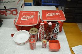 Coca Cola Sammlung , Aschenbecher, Limitierte Flaschen uvm