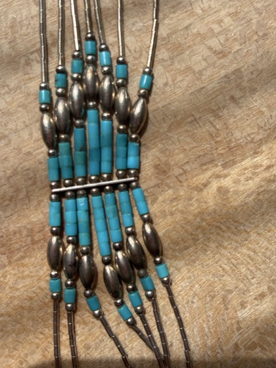 Ketten: Wunderschöne Navajo Kette Silber/Türkis – Neu (gemäss Beschreibung) aus Pratteln von sab_whk9 1