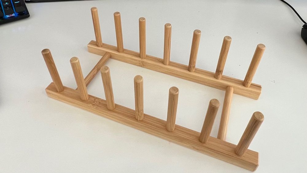 Ikea Tellerhalter Holz