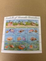 Briefmarken Grenada Grenadinen, Muscheln, Top Zustand