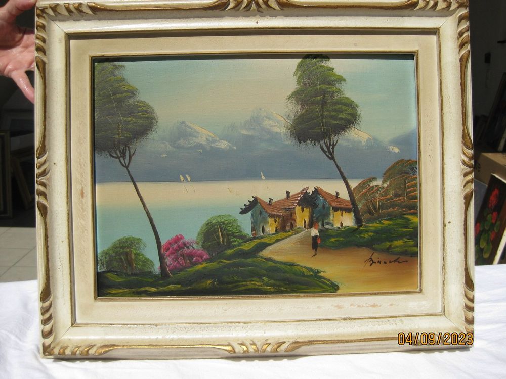 antico quadro a olio su tela firmato Kaufen auf Ricardo