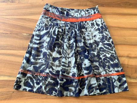 MARC AUREL edler Animalprint Rock mit Orange Gr. 36
