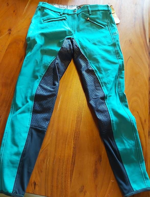 Pikeur Pantaloni: Pikeur Reithose smaragd green – Nuovo (secondo la descrizione) da Amlikon-Bissegg venduto da SteHof