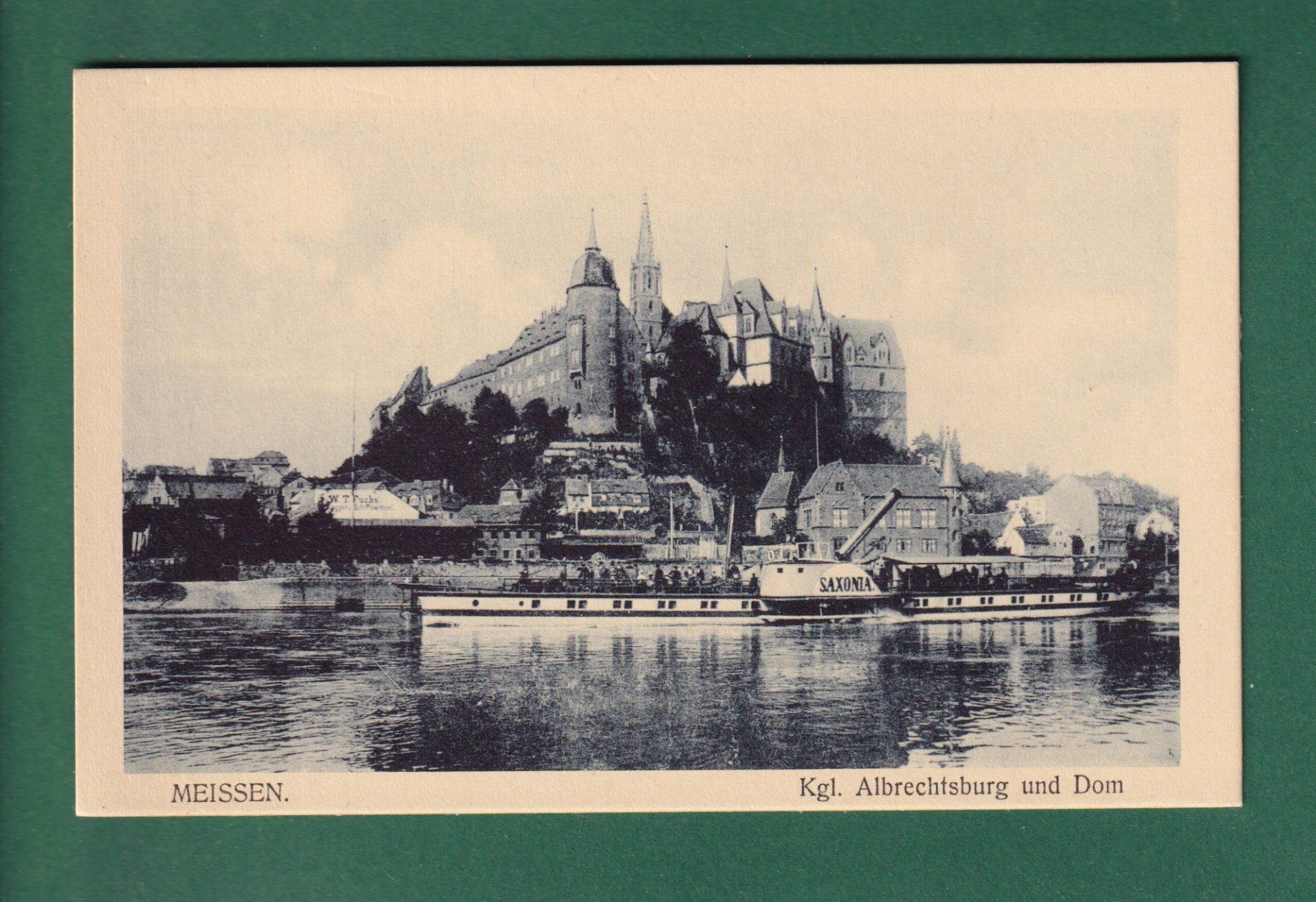 Cartoline postali: MEISSEN - Schiff Saxonia – Usato da Pully venduto da nicecards-shop