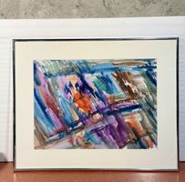 Abstract Watercolor Painting - Roland Colliard