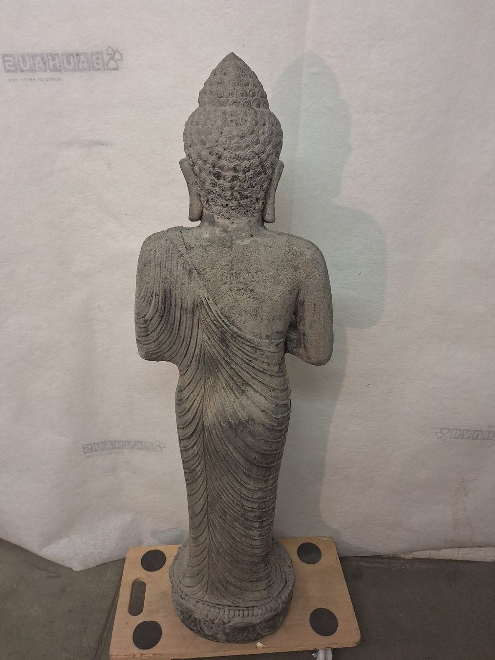 Skulpturen & Statuen: Grosser stehender Buddha Dharmachakra Steinguss – Gebraucht aus Zürich von raro-quasi-2026 3