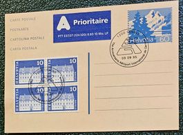 Ganzsache 75ème Anniversaire Aéroport de Geneve  9.9.95