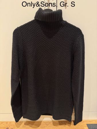 schwarzer Rollkragenpullover Only&Sons Gr. S