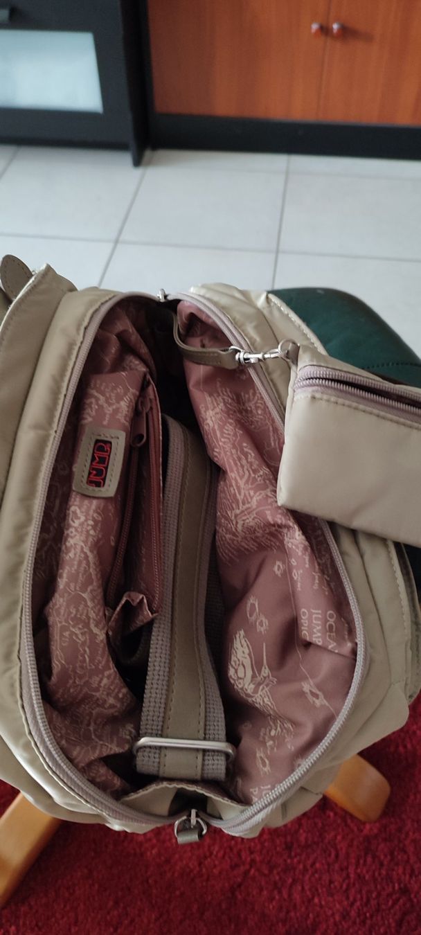 Borse da donna: Sac à main en tissu imperméable beige – Nuovo (secondo la descrizione) da St-Cergue venduto da Neviana 1