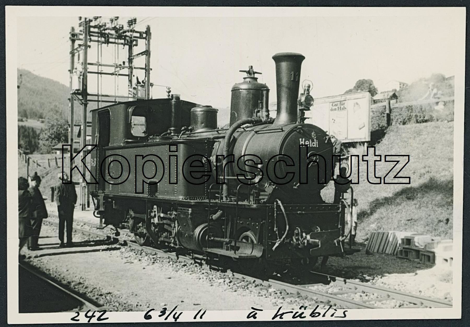 Cartoline postali: GR Küblis - Rhätische Bahn RhB – Usato da Schindellegi venduto da leecollect