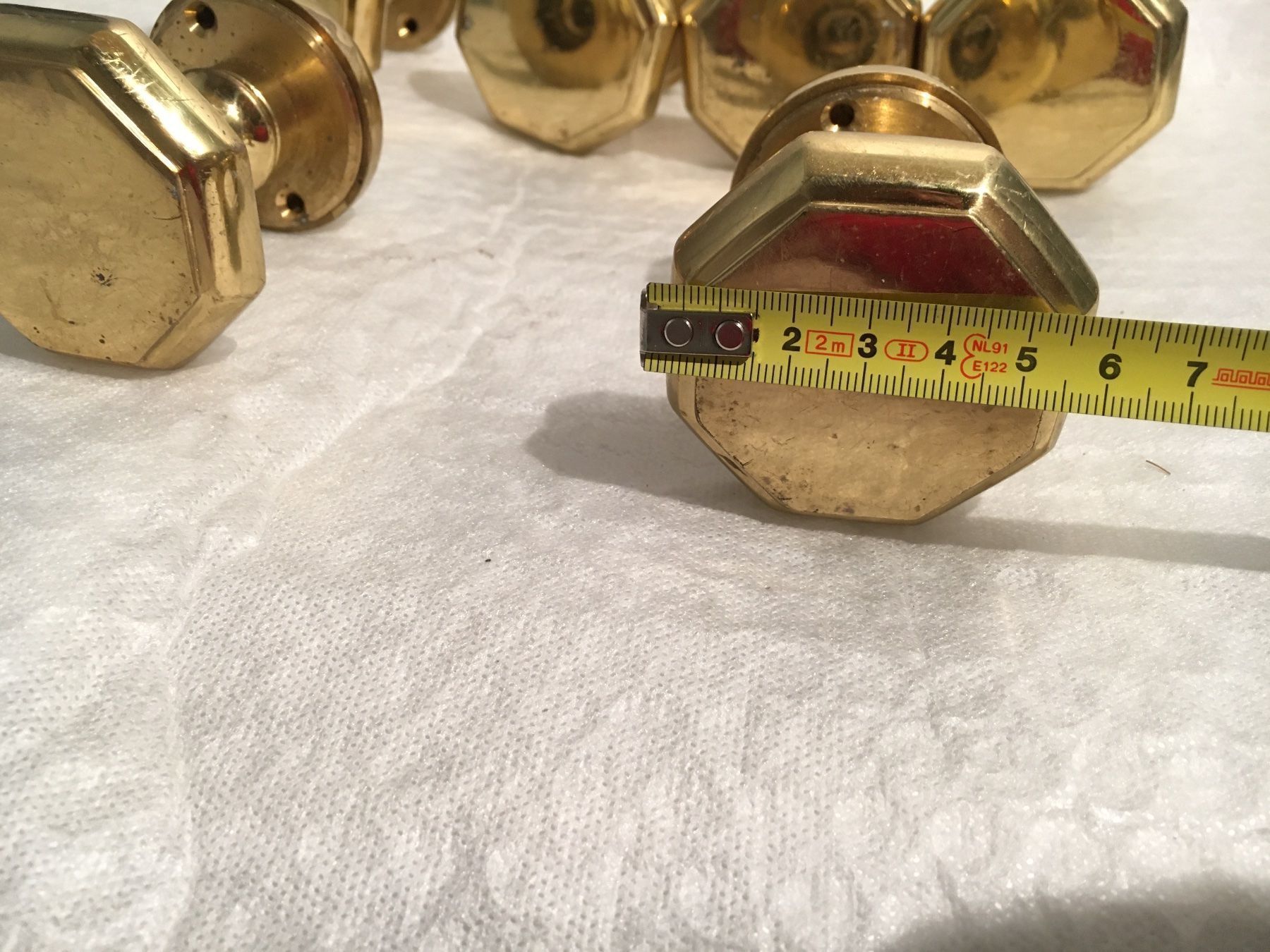 Ferramenta: Bouton massif octogonal pour porte – Usato da Vernier venduto da Nacarate 3