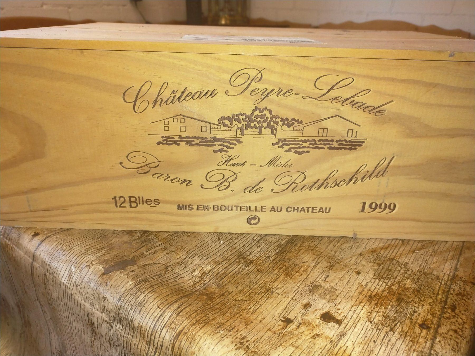 Vino: CHATEAU PEYRE LEBADE BARON DE ROTHSCHILD – Nuovo e nell'imballaggio originale da Ennetmoos venduto da brunhildenb
