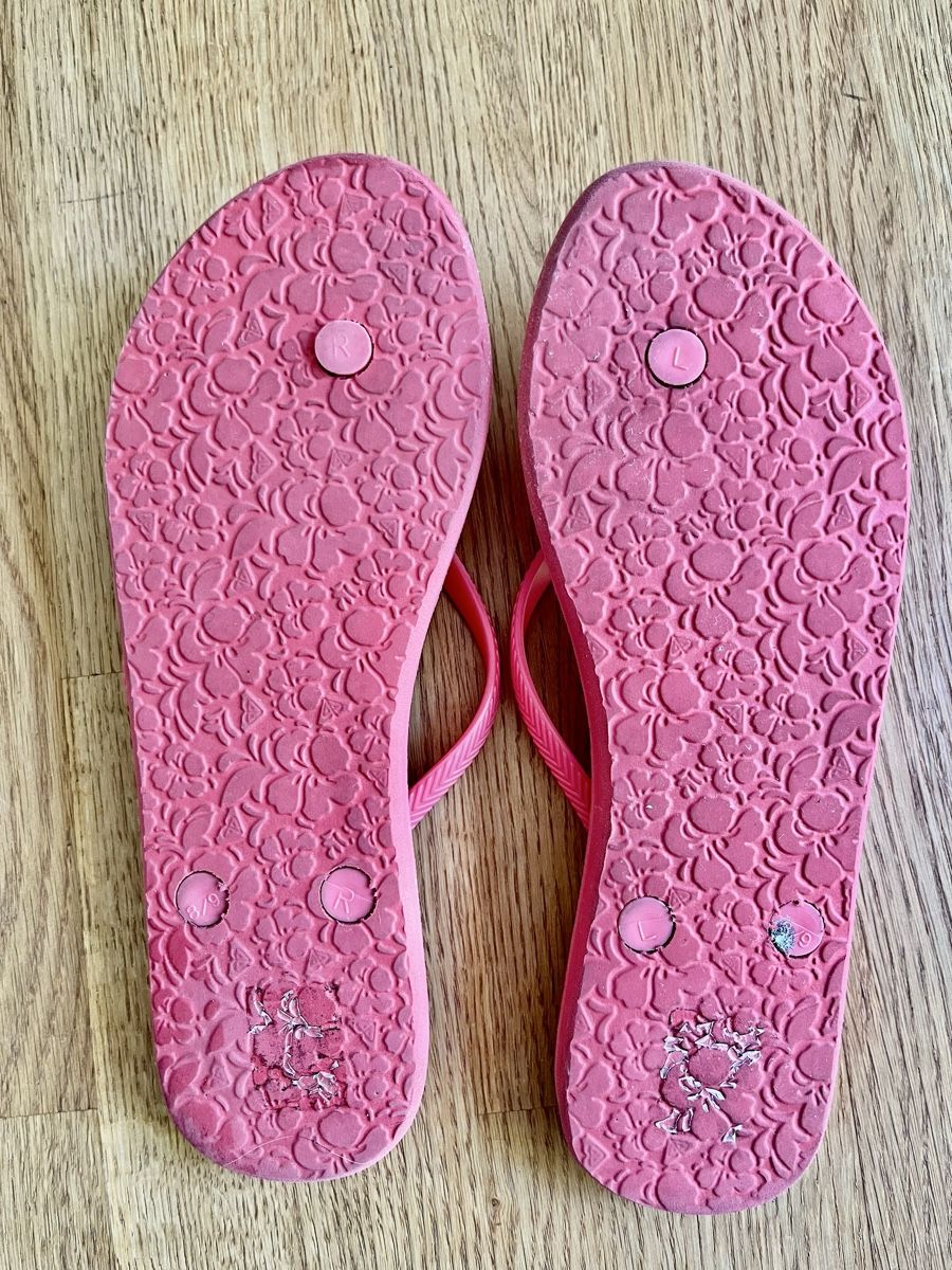 Roxy Scarpe da donna: Flipflops ROXY, hellrot, Grösse 39 – Usato da Sursee venduto da abcdxyz 1