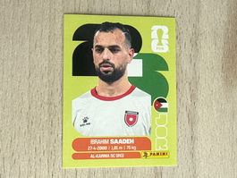 Panini FIFA World Cup 2026 Sticker Ibrahim Saadeh JOR 9