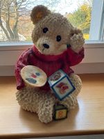 Niedlicher Künstler-Teddybär für Sammler, Deko