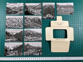 Muottas Kulm, altes Souvenir Photo Mäppchen, Engadin