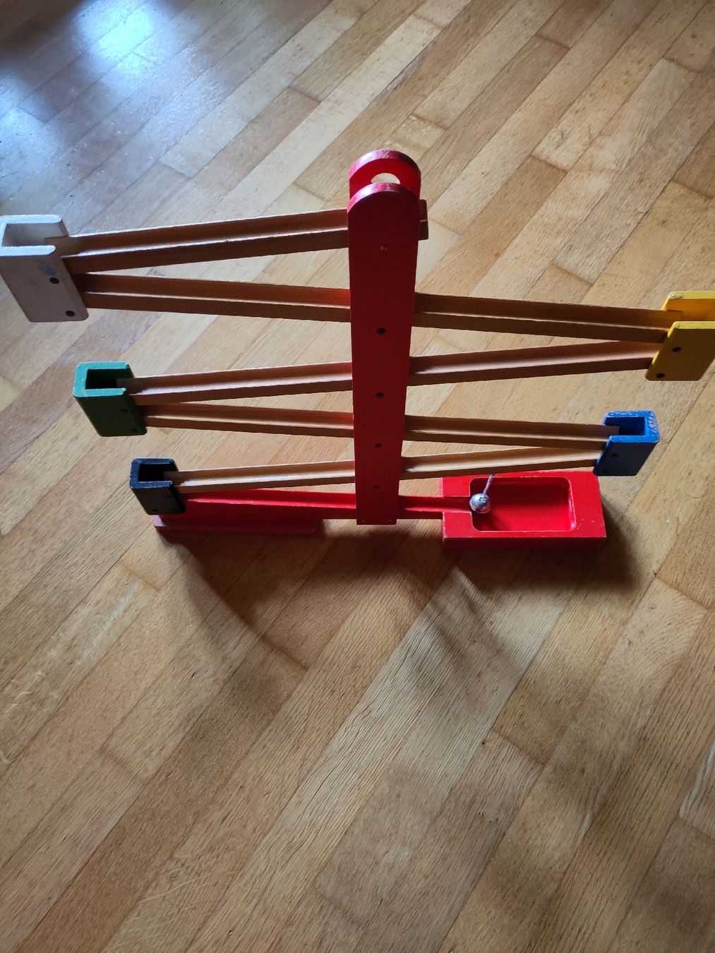 Giochi: Marmelspiel aus Holz mit Glocke – Usato da Lanzenhäusern venduto da Kula4 2