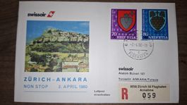 Swissair Zürich - Ankara 02.04.1980